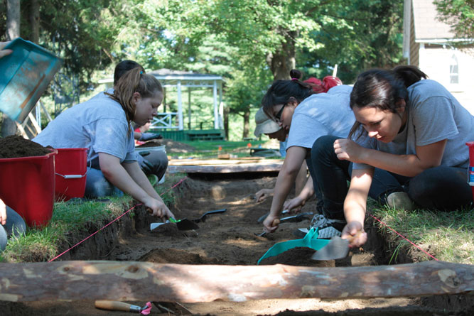 Apprentis archéologues Abénakis (Nation Waban-Aki)