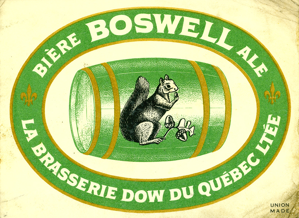 Étiquette Bière Boswell Ale