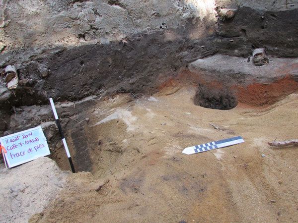 Intervention archéologique sur le site du fort et mission d’Odanak