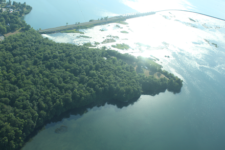 Vue aérienne de la Pointe-du-Buisson